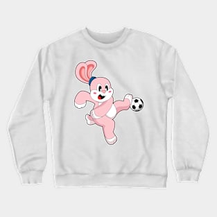 Rabbit Soccer Soccer player Crewneck Sweatshirt